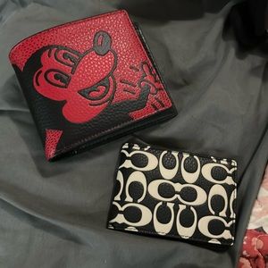 Coach Disney X Keith Haring Mickey Mouse Wallet Set